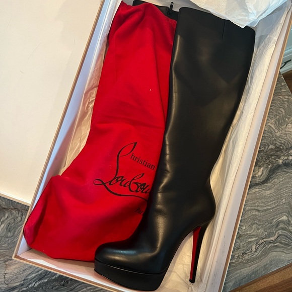 Louboutin Bianca Botta 140 King Calf Boots - Picture 7 of 7